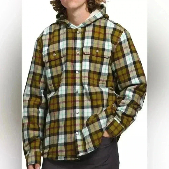 Men’s Hooded Campshire Shirt Jacket, Medium - Picture 9 of 11